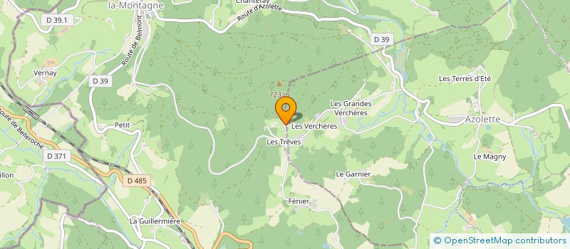 localisation de l'entreprise MONSIEUR GUY CHASSIGNOLLE à SAINT-IGNY-DE-VERS