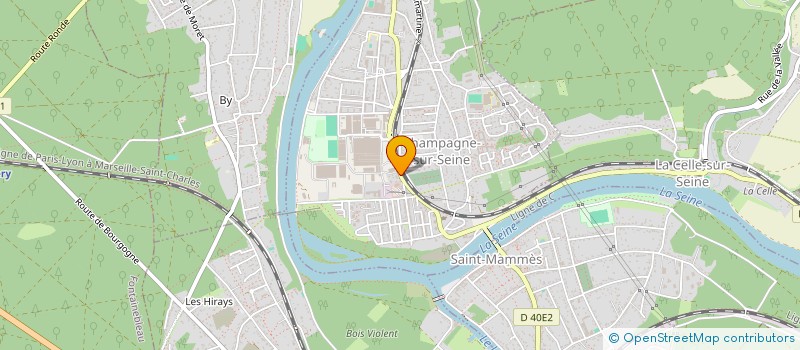 localisation de l'entreprise MONSIEUR GUY CHASSIN à CHAMPAGNE-SUR-SEINE