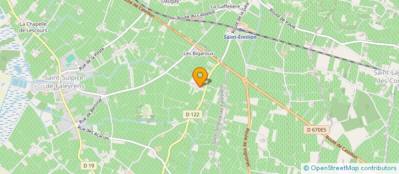 localisation de l'entreprise MONSIEUR GUY CHATENET  SAINT-SULPICE-DE-FALEYRENS