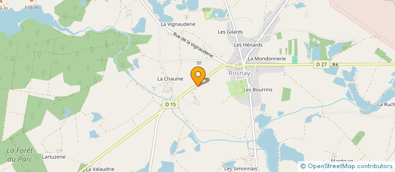 localisation de l'entreprise MONSIEUR GUY CHATILLON à ROSNAY