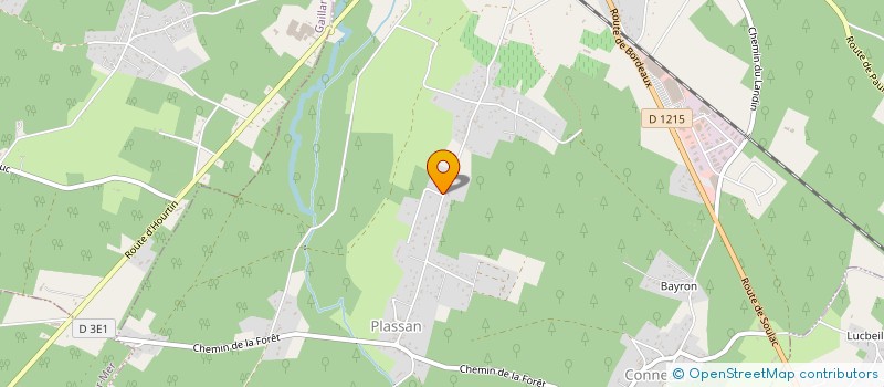 localisation de l'entreprise MONSIEUR GUY CHATONET  GAILLAN-EN-MEDOC