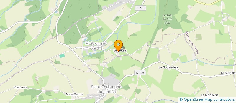 localisation de l'entreprise MONSIEUR GUY CHAUDEMANCHE  MOITRON SUR SARTHE