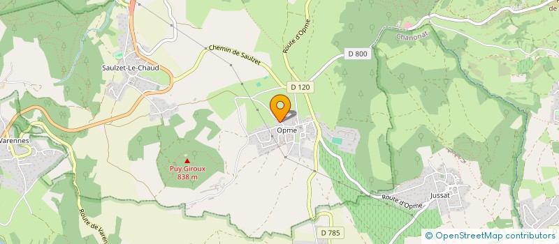 localisation de l'entreprise MONSIEUR GUY CHAUME  ROMAGNAT