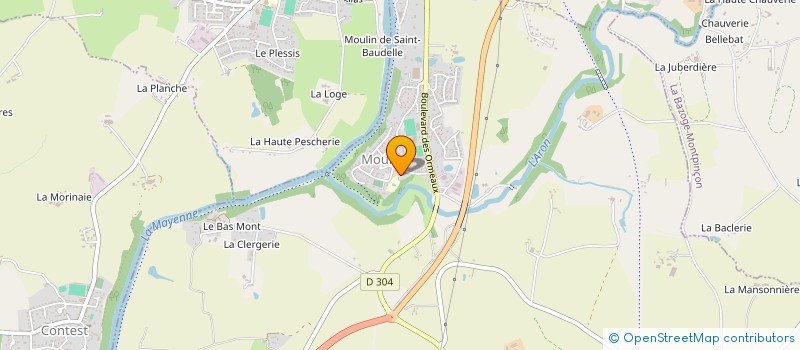 localisation de l'entreprise MONSIEUR GUY CHAUVIERE  MOULAY