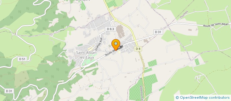 localisation de l'entreprise MONSIEUR GUY CHAVANON à SAINT-ANDRE-D APCHON