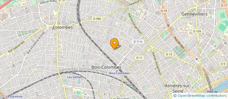 localisation de l'entreprise MONSIEUR GUY CHENNEBAULT à BOIS-COLOMBES