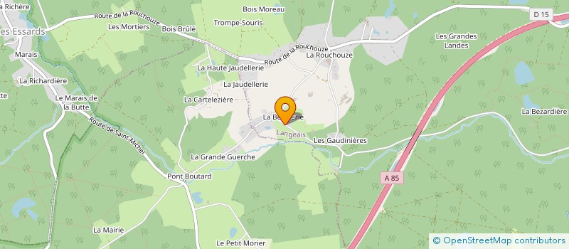 localisation de l'entreprise MONSIEUR GUY CHENNEVEAU  LANGEAIS