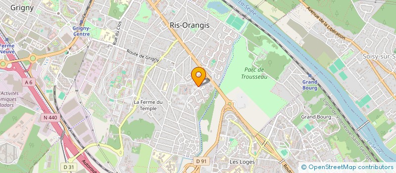localisation de l'entreprise MONSIEUR GUY CHERQUI à RIS-ORANGIS