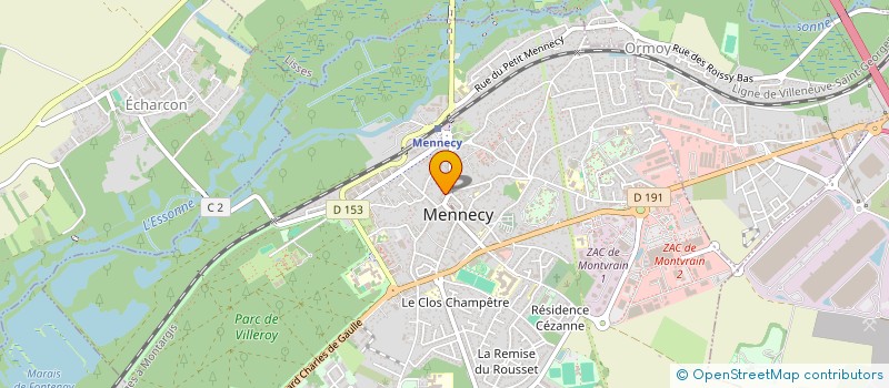 localisation de l'entreprise MONSIEUR GUY CHEVRIER à MENNECY