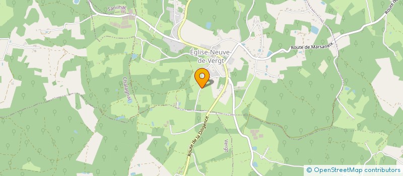 localisation de l'entreprise MONSIEUR GUY CHINON  EGLISE NEUVE DE VERGT