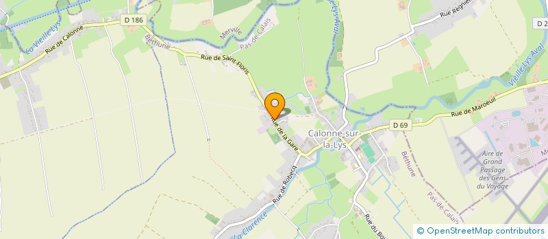 localisation de l'entreprise MONSIEUR GUY CHOCHOI  CALONNE-SUR-LA-LYS