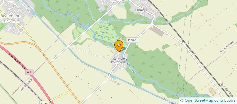 localisation de l'entreprise MONSIEUR GUY CHOSSENOTTE  VAL-DE-VESLE