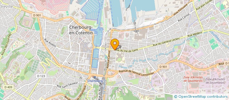 localisation de l'entreprise MONSIEUR GUY CHOUBRAC à CHERBOURG-EN-COTENTIN