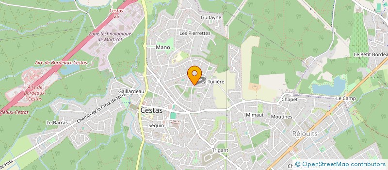 localisation de l'entreprise MONSIEUR GUY CIMATTI  CESTAS