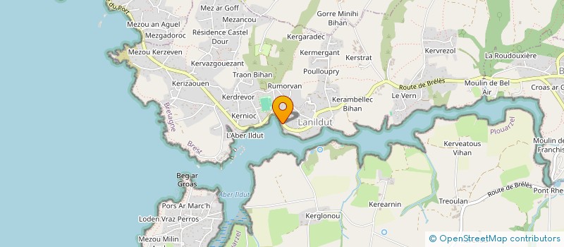 localisation de l'entreprise MONSIEUR GUY CLOATRE  LANDUNVEZ