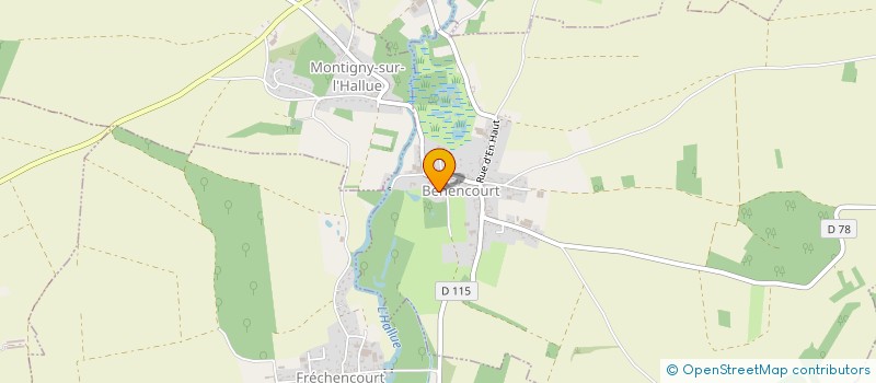 localisation de l'entreprise MONSIEUR GUY COACHE  BEHENCOURT