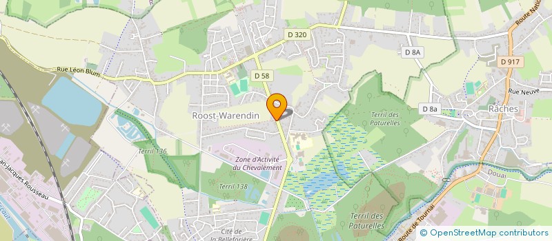 localisation de l'entreprise MONSIEUR GUY CODEVELLE  ROOST WARENDIN