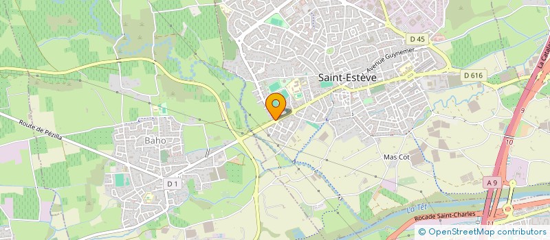 localisation de l'entreprise MONSIEUR GUY COLL  SAINT-ESTEVE