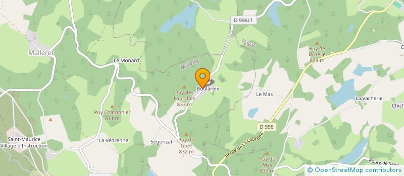 localisation de l'entreprise MONSIEUR GUY COLLANGE à MALLERET