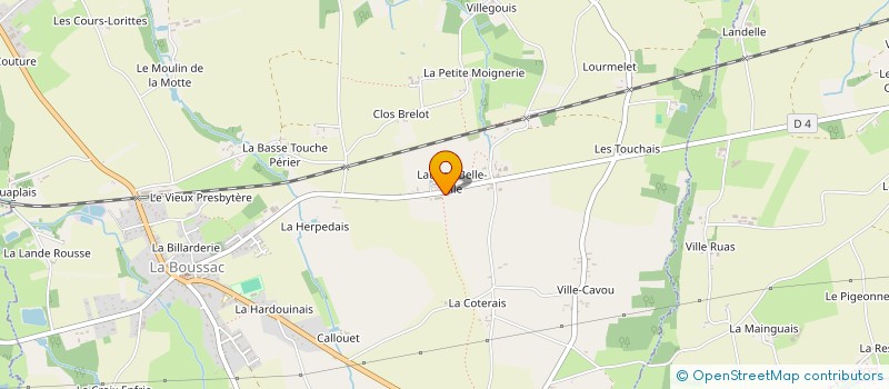 localisation de l'entreprise MONSIEUR GUY COLLET à LA BOUSSAC
