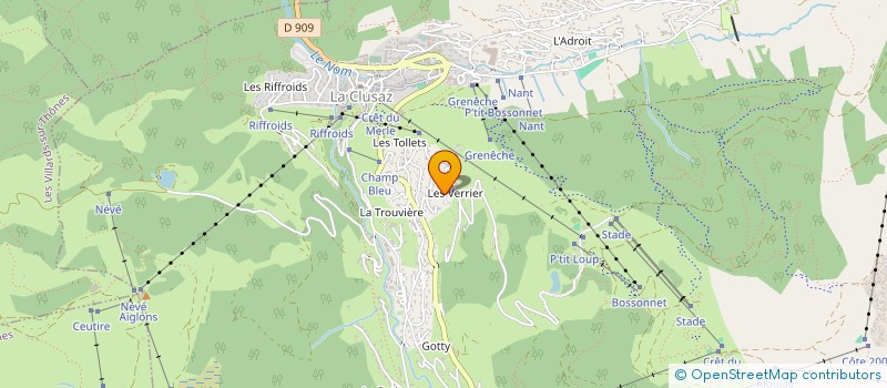 localisation de l'entreprise MONSIEUR GUY COLLOMB PATTON à LA CLUSAZ