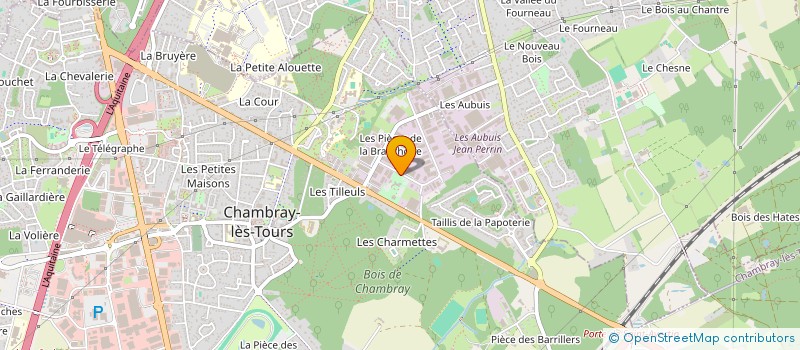 localisation de l'entreprise MONSIEUR GUY COLOMBERON  CHAMBRAY-LES-TOURS