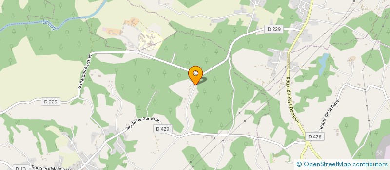 localisation de l'entreprise MONSIEUR GUY COLOMET  HEUGAS