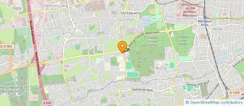 localisation de l'entreprise MONSIEUR GUY COMLAN  MERIGNAC