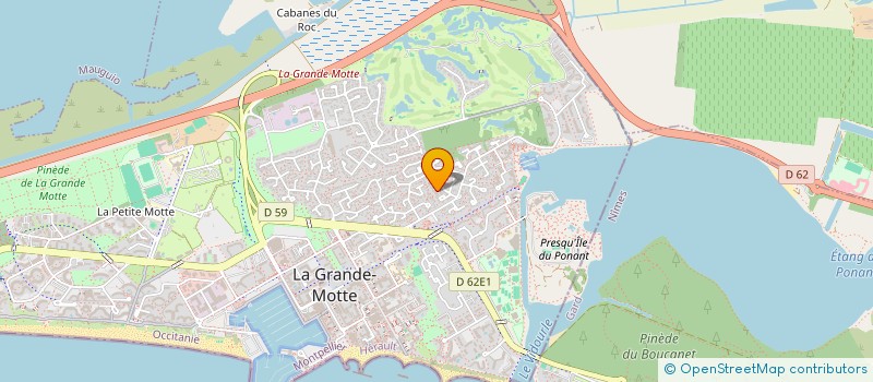 localisation de l'entreprise MONSIEUR GUY CONGRAS  LA GRANDE-MOTTE