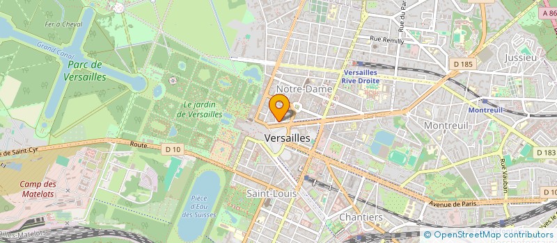 localisation de l'entreprise MONSIEUR GUY CONREAUX à VERSAILLES