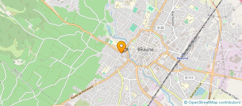 localisation de l'entreprise MONSIEUR GUY CONSTANT à BEAUNE