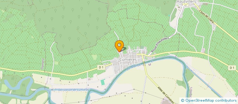 localisation de l'entreprise MONSIEUR GUY COOPMANN  CUMIERES