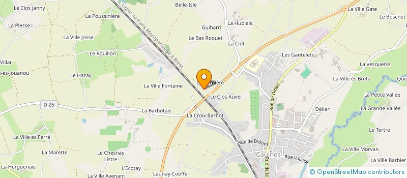 localisation de l'entreprise MONSIEUR GUY CORMAULT  CAULNES