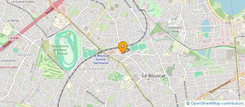 localisation de l'entreprise MONSIEUR GUY COSSO  LE BOUSCAT