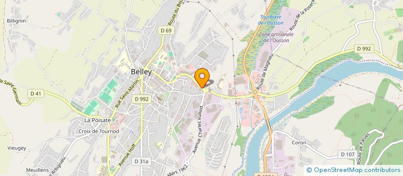 localisation de l'entreprise MONSIEUR GUY COSTE  BELLEY