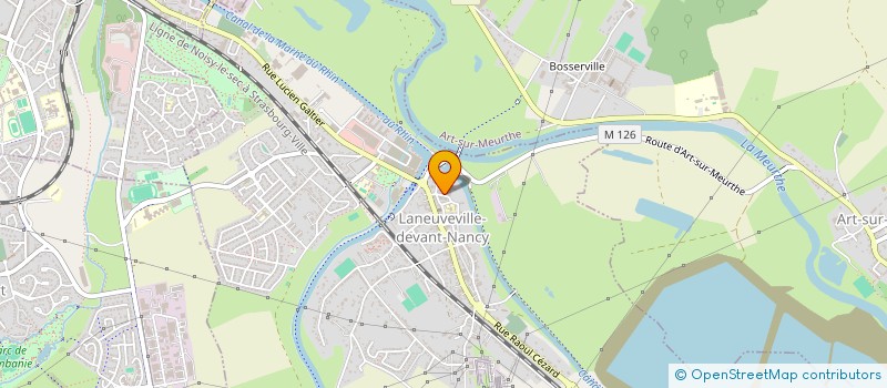 localisation de l'entreprise MONSIEUR GUY COUET  LANEUVEVILLE-DEVANT-NANCY