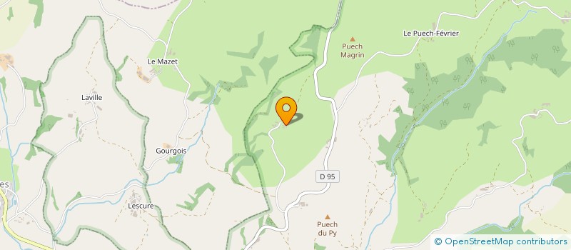 localisation de l'entreprise MONSIEUR GUY COULON  PRADES-SALARS