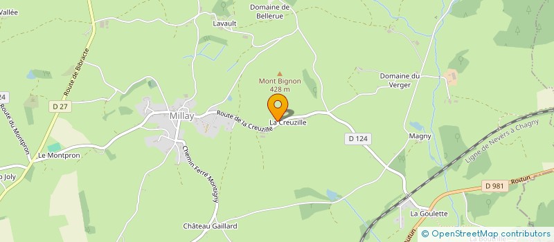 localisation de l'entreprise MONSIEUR GUY COURAULT  MILLAY