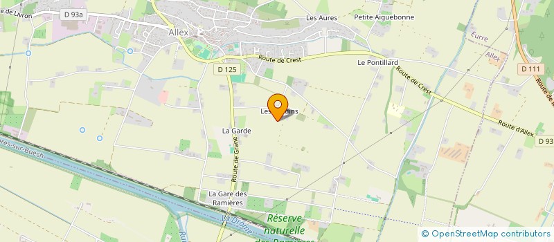 localisation de l'entreprise MONSIEUR GUY COURSANGE  ALLEX