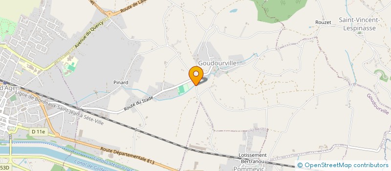 localisation de l'entreprise MONSIEUR GUY COURTES  SAINT PAUL D'ESPIS