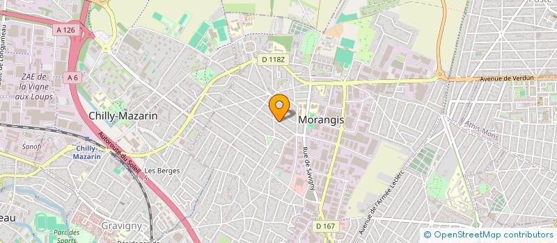 localisation de l'entreprise MONSIEUR GUY COUSIN à MORANGIS