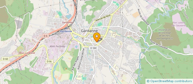 localisation de l'entreprise MONSIEUR GUY COUTEL à GARDANNE