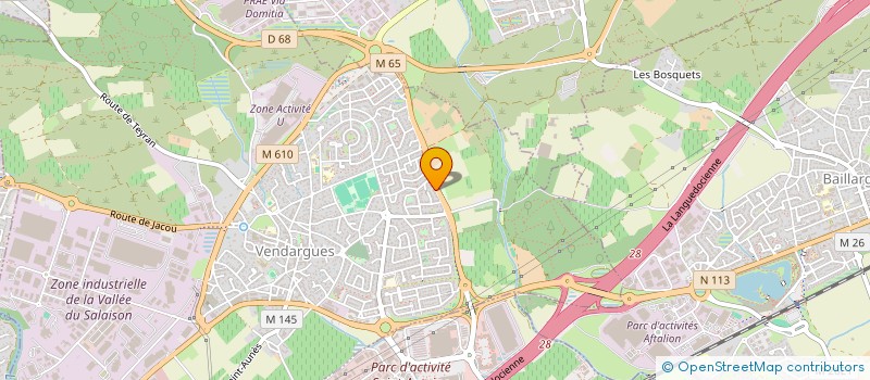 localisation de l'entreprise MONSIEUR GUY CROS à VENDARGUES