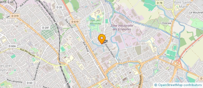localisation de l'entreprise MONSIEUR GUY CUDEL à TROYES