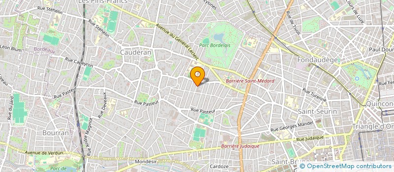 localisation de l'entreprise MONSIEUR GUY CUNENAL à BORDEAUX
