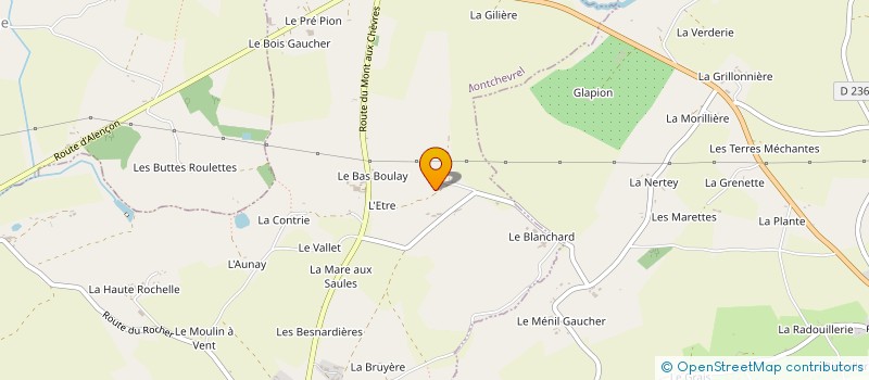localisation de l'entreprise MONSIEUR GUY D ARGENCE à MONTCHEVREL