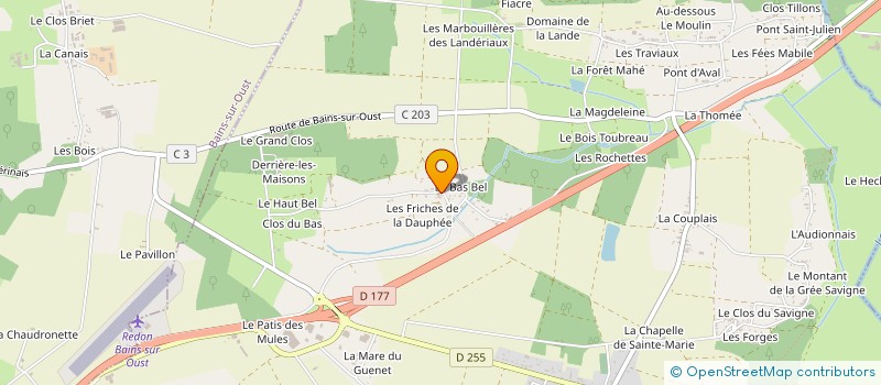 localisation de l'entreprise MONSIEUR GUY DAGNAUD à SAINTE-MARIE