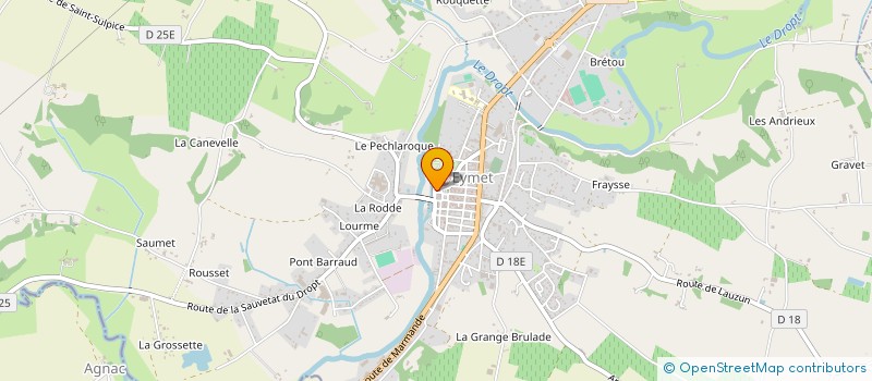 localisation de l'entreprise MONSIEUR GUY DAL-BEN  EYMET