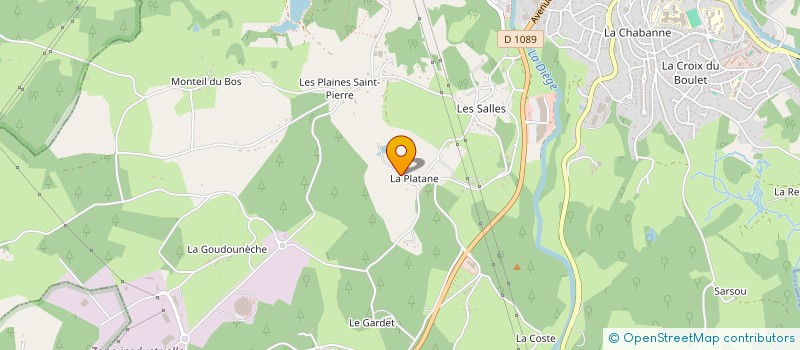 localisation de l'entreprise MONSIEUR GUY DALEGRE à VEYRIERES