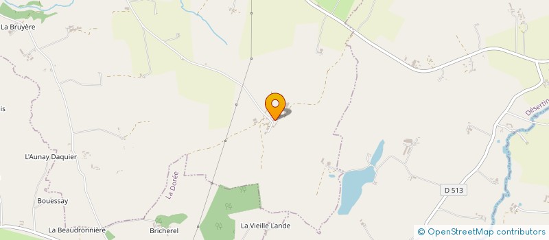 localisation de l'entreprise MONSIEUR GUY DALIGAULT  FOUGEROLLES-DU-PLESSIS